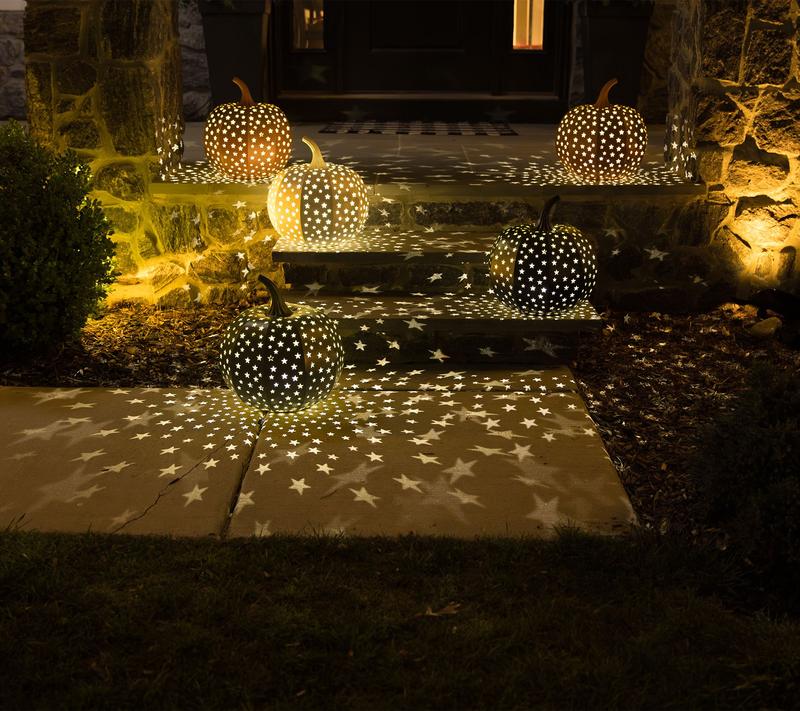 Stargazer Illuminated Pumpkin