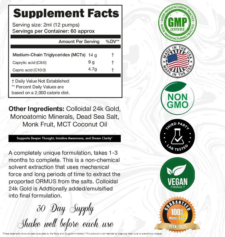 Ormus Gold Oil Drops