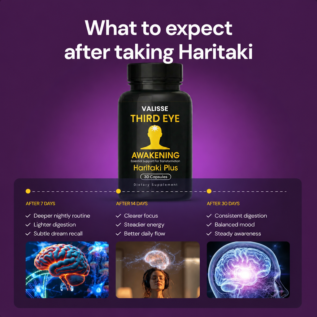 Cápsulas de Haritaki para el Tercer Ojo